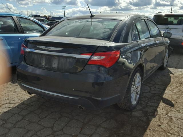 1C3CCBCG6DN629459 - 2013 CHRYSLER 200 LIMITE BLACK photo 4