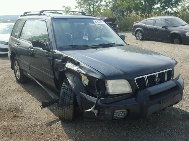 JF1SF65621H760723 - 2001 SUBARU FORESTER S BLACK photo 1