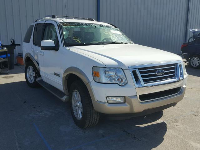 1FMEU64E87UA63798 - 2007 FORD EXPLORER E WHITE photo 1