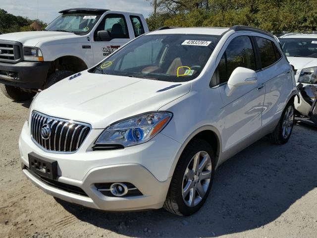 KL4CJGSB2GB565456 - 2016 BUICK ENCORE WHITE photo 2