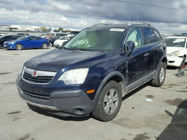 3GSCL33P88S666496 - 2008 SATURN VUE XE BLUE photo 2