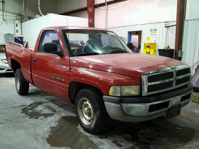 1B7HC16X8WS693210 - 1998 DODGE RAM 1500 RED photo 1