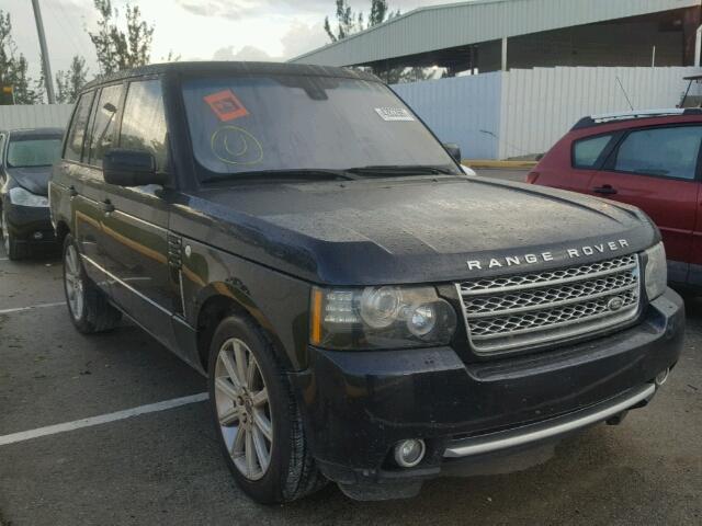 SALMF1E46CA370930 - 2012 LAND ROVER RANGE ROVE BLACK photo 1