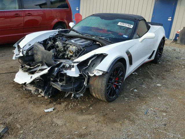 1G1YS3D67G5613235 - 2016 CHEVROLET CORVETTE 2 WHITE photo 2