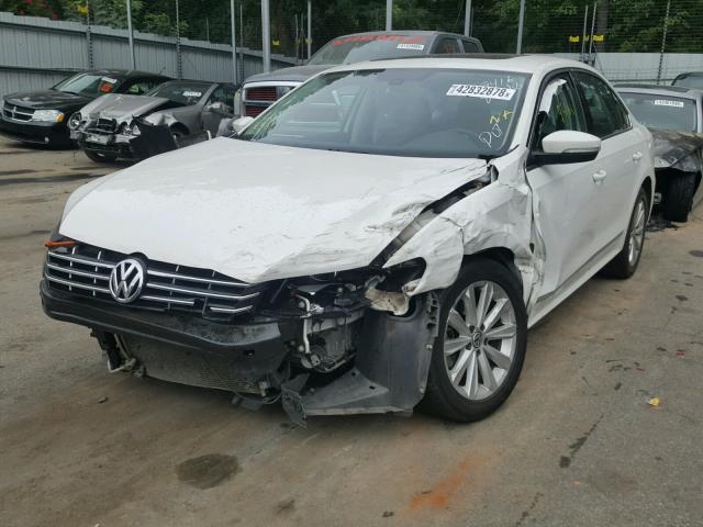 1VWCH7A33DC097350 - 2013 VOLKSWAGEN PASSAT SEL WHITE photo 2