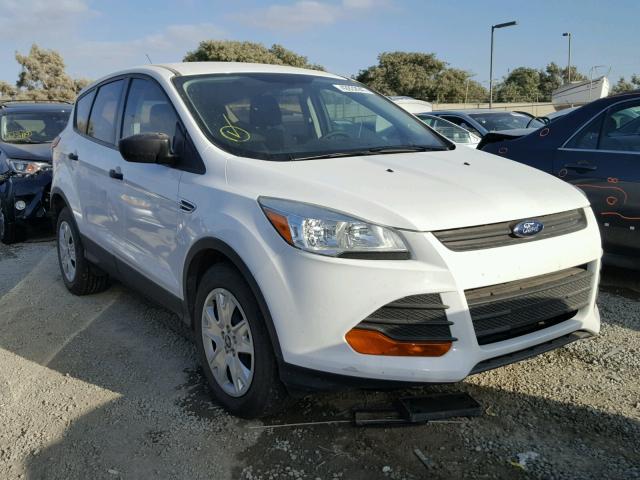 1FMCU0F79EUC52380 - 2014 FORD ESCAPE S WHITE photo 1