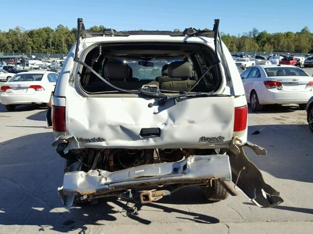 1GHDT13W6X2719843 - 1999 OLDSMOBILE BRAVADA WHITE photo 9