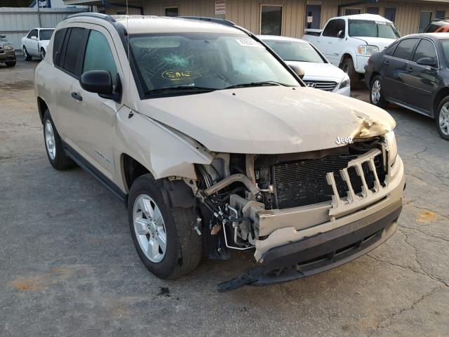 1C4NJCBB2GD788608 - 2016 JEEP COMPASS SP BEIGE photo 1