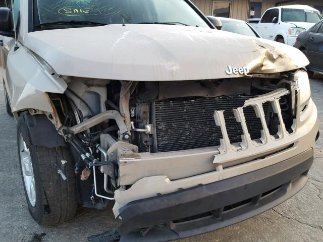 1C4NJCBB2GD788608 - 2016 JEEP COMPASS SP BEIGE photo 9