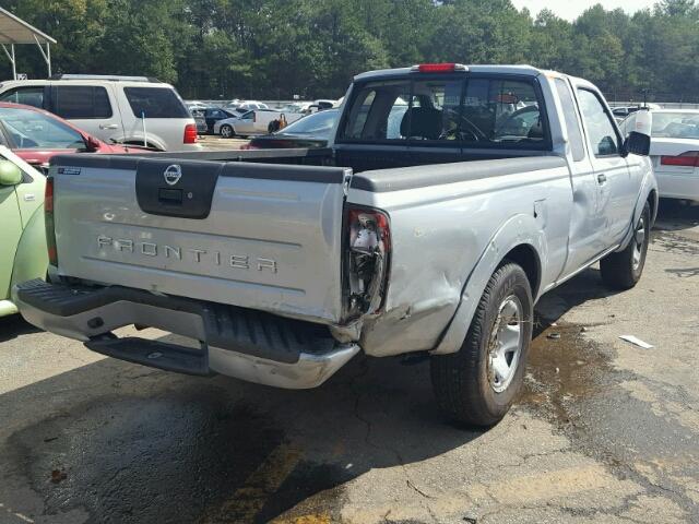 1N6DD26T73C442180 - 2003 NISSAN FRONTIER SILVER photo 4