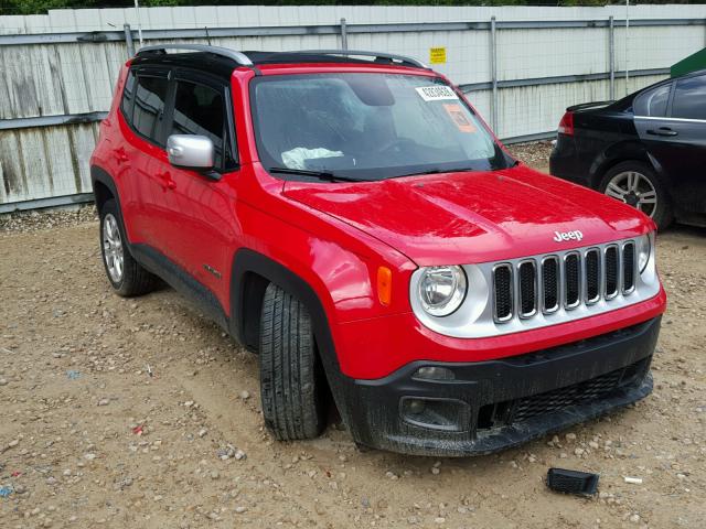 ZACCJADT7FPC40394 - 2015 JEEP RENEGADE L RED photo 1