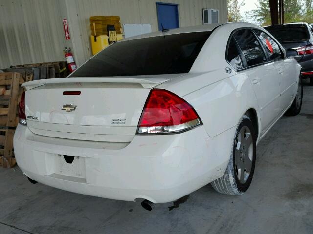 2G1WD58C579205803 - 2007 CHEVROLET IMPALA SUP WHITE photo 4