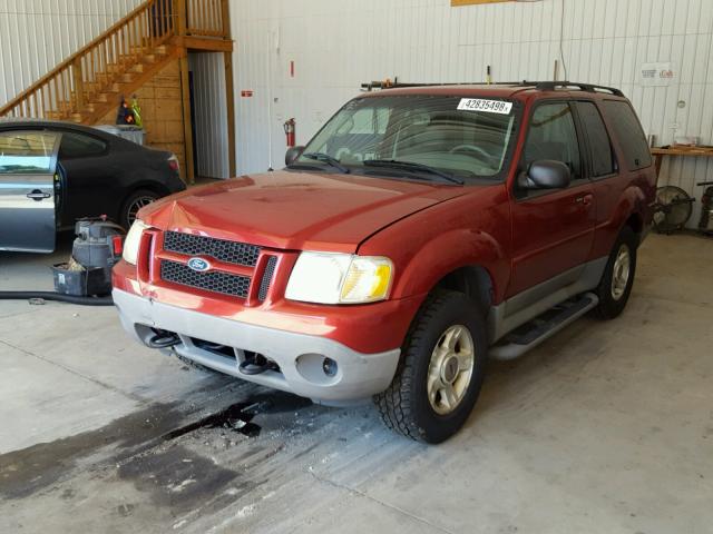 1FMZU70E33UA95842 - 2003 FORD EXPLORER S RED photo 2