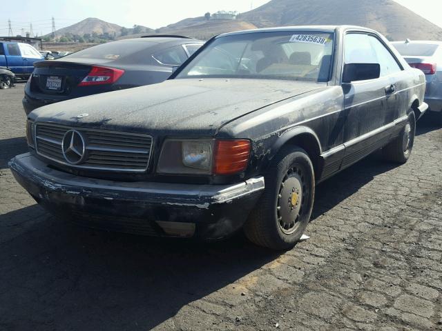 WDBCA43A2CB002250 - 1982 MERCEDES-BENZ 380 SEC BLACK photo 2