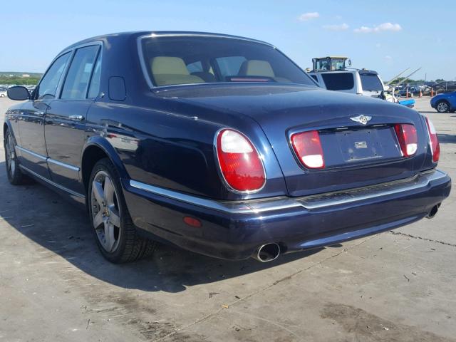 SCBLB51E2XCX02993 - 1999 BENTLEY ARNAGE BLUE photo 3