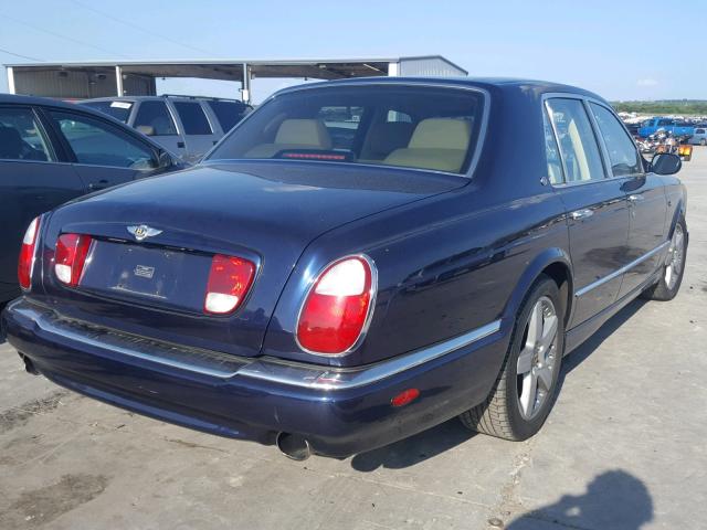 SCBLB51E2XCX02993 - 1999 BENTLEY ARNAGE BLUE photo 4