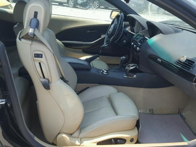 WBAEK73405B328485 - 2005 BMW 645 CI AUT BLACK photo 5