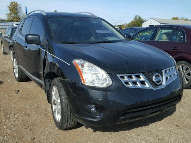 JN8AS5MV5DW613577 - 2013 NISSAN ROGUE S BLACK photo 1