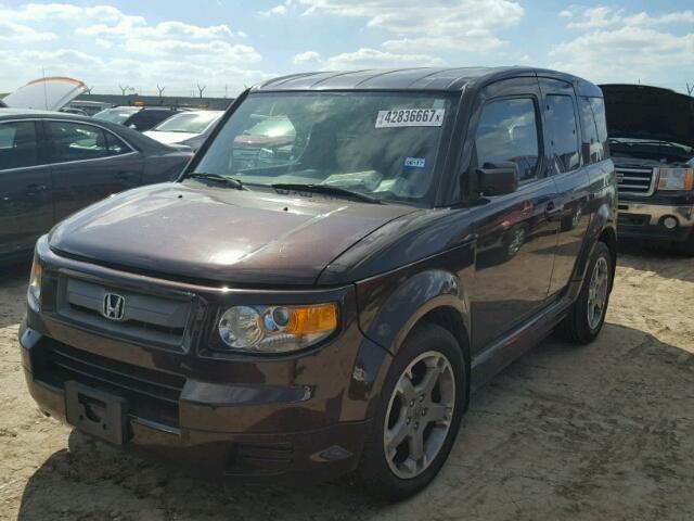 5J6YH18968L012324 - 2008 HONDA ELEMENT PURPLE photo 2