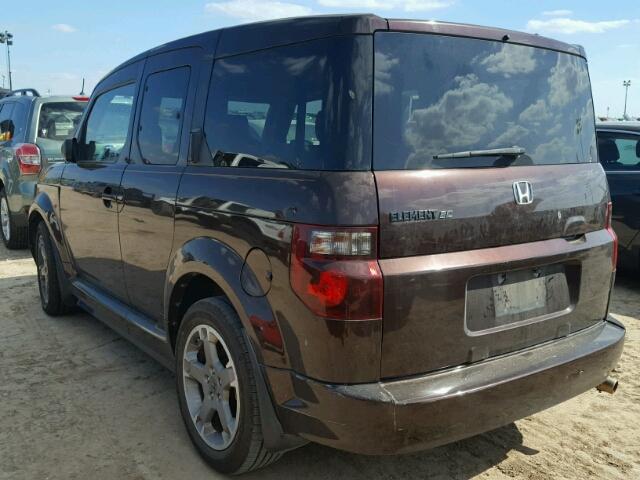 5J6YH18968L012324 - 2008 HONDA ELEMENT PURPLE photo 3