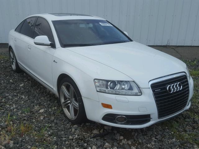 WAUKGAFB4BN025814 - 2011 AUDI A6 PRESTIG WHITE photo 1