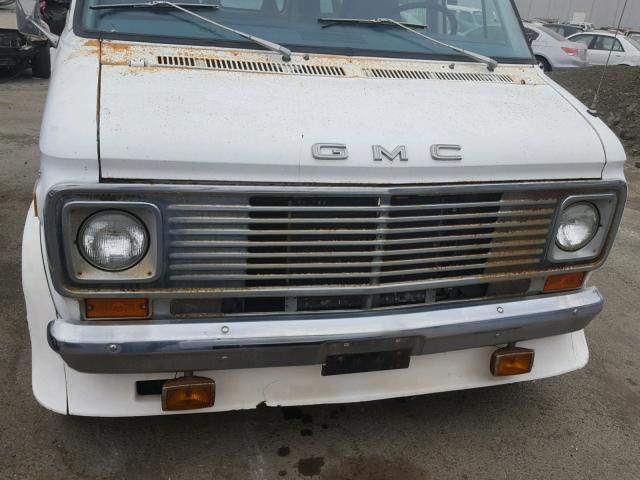 TGT257U521546 - 1977 GMC VAN WHITE photo 7