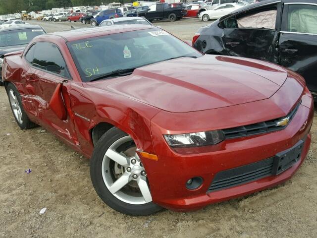 2G1FC1E36E9147066 - 2014 CHEVROLET CAMARO LT RED photo 1