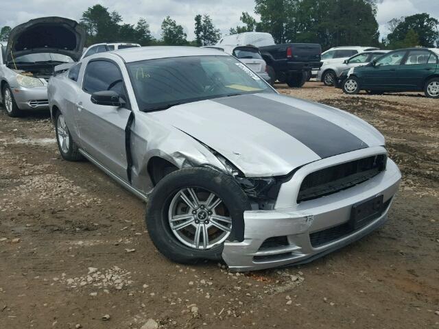 1ZVBP8AM0E5273323 - 2014 FORD MUSTANG SILVER photo 1