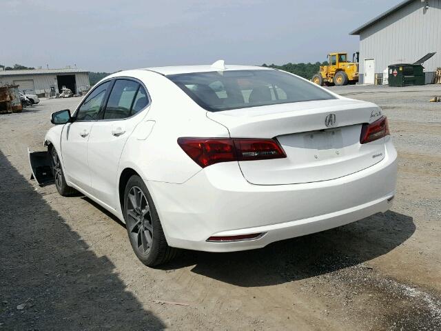 19UUB3F54FA009465 - 2015 ACURA TLX TECH WHITE photo 3