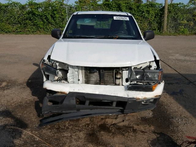 1GCCSCF95C8119487 - 2012 CHEVROLET COLORADO L WHITE photo 9