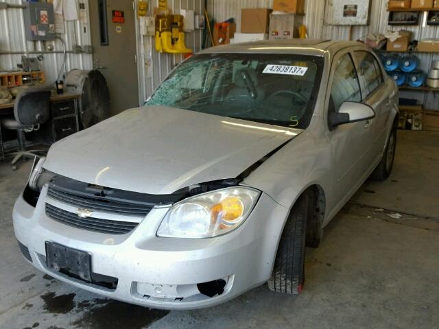 1G1AL55F677371406 - 2007 CHEVROLET COBALT SILVER photo 2