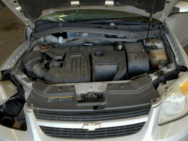 1G1AL55F677371406 - 2007 CHEVROLET COBALT SILVER photo 7