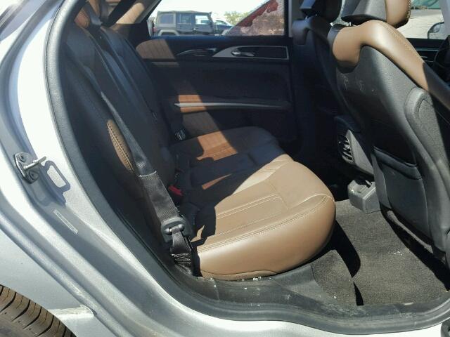 3LN6L2GKXFR604728 - 2015 LINCOLN MKZ Արծաթագույն լուսանկար 6