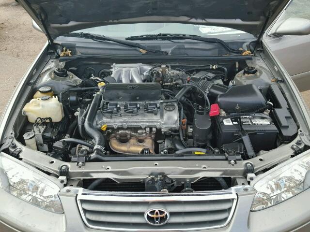 4T1BF22K91U121696 - 2001 TOYOTA CAMRY GOLD photo 7