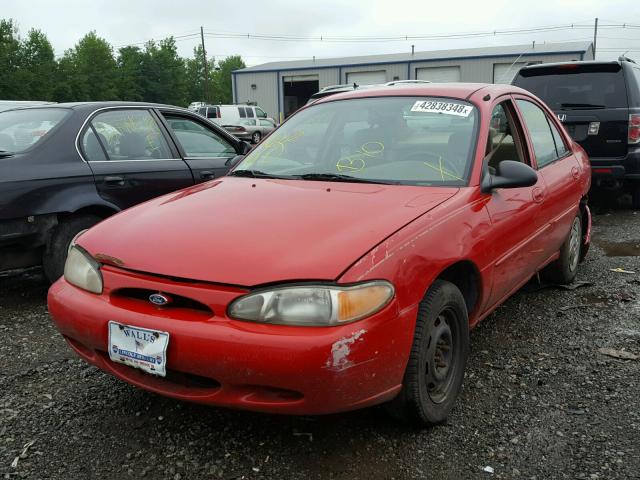 3FAFP13P21R192677 - 2001 FORD ESCORT RED photo 2