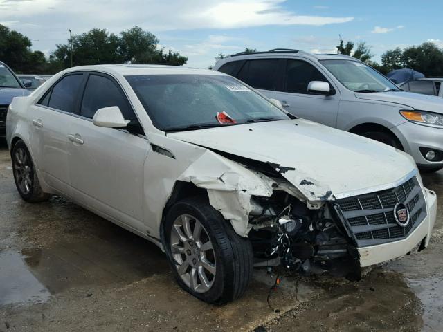 1G6DJ577990101861 - 2009 CADILLAC CTS WHITE photo 1
