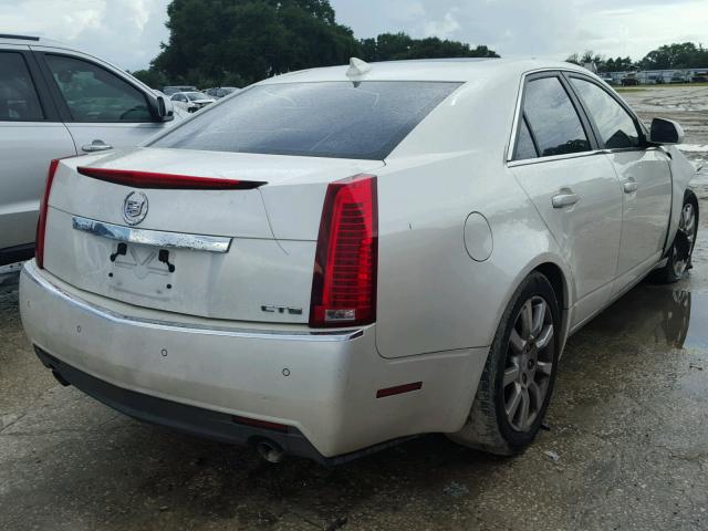 1G6DJ577990101861 - 2009 CADILLAC CTS WHITE photo 4