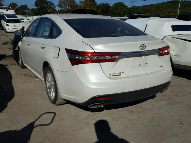 4T1BK1EB2EU086703 - 2014 TOYOTA AVALON BAS WHITE photo 3