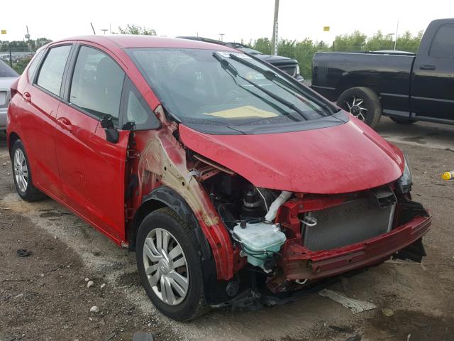 3HGGK5H56FM758065 - 2015 HONDA FIT LX RED photo 1