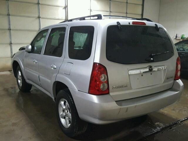 4F2YZ06105KM32432 - 2005 MAZDA TRIBUTE S SILVER photo 3