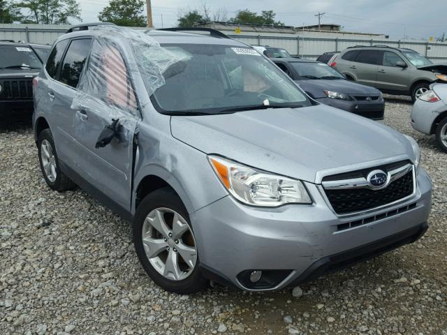 JF2SJAHC2FH513921 - 2015 SUBARU FORESTER 2 SILVER photo 1