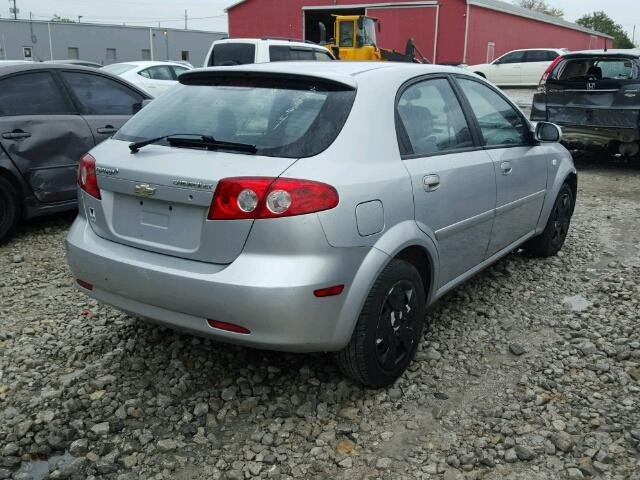 KL1JD69Z96K339941 - 2006 CHEVROLET OPTRA 5 LS SILVER photo 4