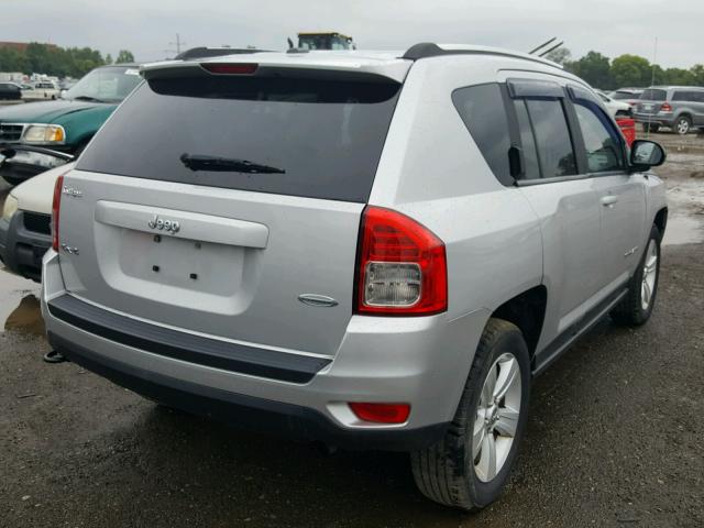 1J4NF1FB2BD207594 - 2011 JEEP COMPASS SP SILVER photo 4