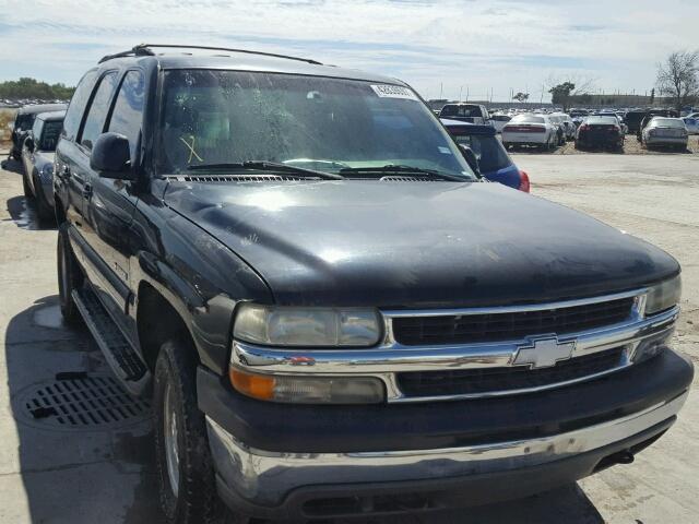 1GNEK13T01R101698 - 2001 CHEVROLET TAHOE K150 BLACK photo 1