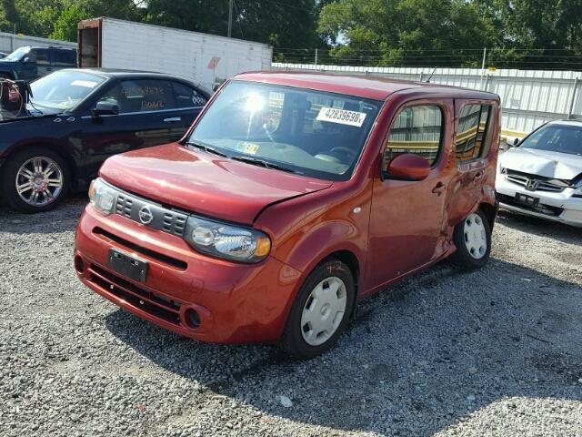 JN8AZ2KR0DT303709 - 2013 NISSAN CUBE S BURGUNDY photo 2