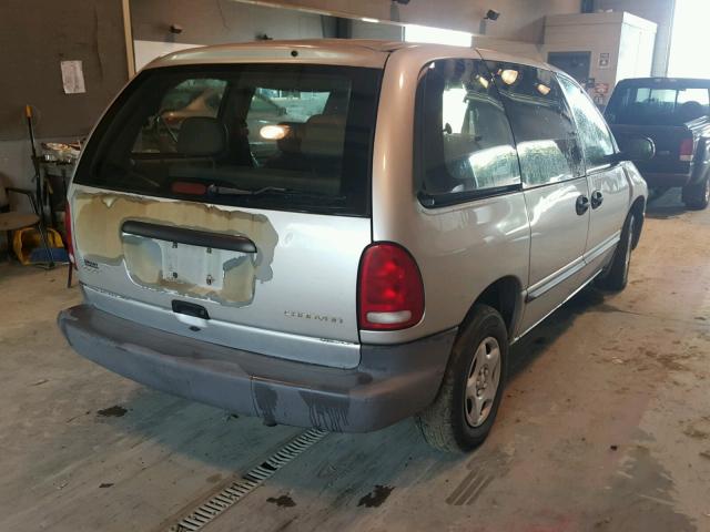 2B4FP25B6YR684952 - 2000 DODGE CARAVAN SILVER photo 4