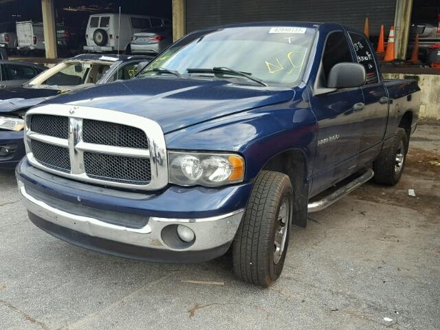 1D7HU18N03J615181 - 2003 DODGE RAM 1500 BLUE photo 2