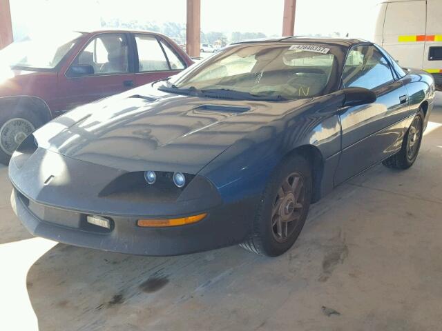 2G1FP22S0S2182230 - 1995 CHEVROLET CAMARO BLUE photo 2