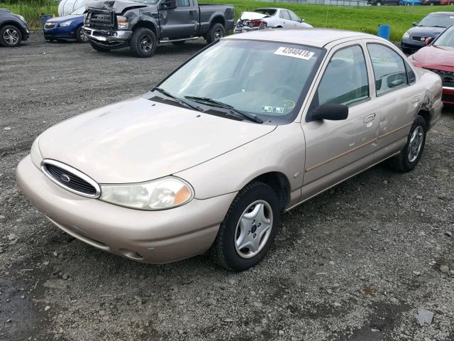 1FALP6534WK113077 - 1998 FORD CONTOUR BA BEIGE photo 2