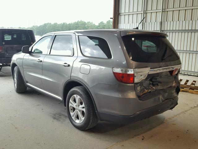 1C4RDHAG7DC530136 - 2013 DODGE DURANGO SX GRAY photo 3